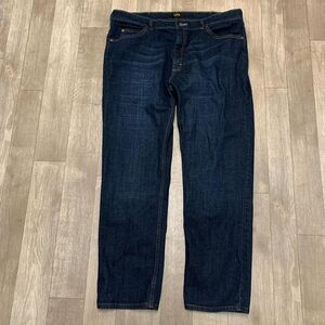 Mens LEE Regular Fit Straight Leg Denim Jeans‎